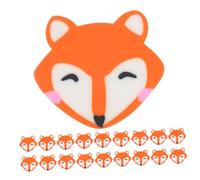 PEPLAYTAL 100pcs Mini Fox Erasers Soft TPR Cute Animal Pencil Erasers for School Supplies Classroom Rewards Art Projects Back to School Stationery