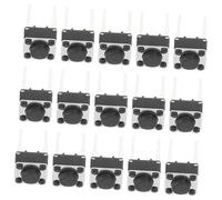 PEPLAYTAL 100pcs Momentary Tactile Push Button Switches with Pins for Pcb Electronic Devices Easy Installation Micro Toggle Replacement Buttons