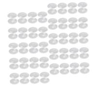 PEPLAYTAL 100pcs Transparent Candle Drip Protectors Protective Plates for Devotional Church Candles Prevent Wax Drip and Spillage Suitable for Christmas Wedding Birthday and Holiday Services