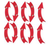 PEPLAYTAL 10pcs Bike Wheel Reflectors Arrow-shaped Bicycle Reflective Reflectors for Night Riding Safety and Decoration Fit for Front and Rear Spokes High Visibility Cycling Accessories