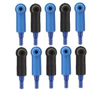 PEPLAYTAL 10pcs Brake Bleeder Adapter Connector for Cars Motorcycles Trucks Brake Fluid Replacement Tool Compatible with Various Models Efficient DIY and Professional Maintenance