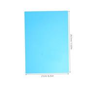 PEPLAYTAL 10pcs Colored Cellophane Wrap PVC Glass Paper for DIY Crafts Decorations Robust Transparent Vinyl Overlay for Creative Wrapping and Artistic Projects