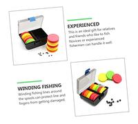 PEPLAYTAL 10pcs Fishing Line Holder Board EVA Round Winding Tool Mixed Colors Lightweight Fishing Accessory for Line Protection and Easy Carrying