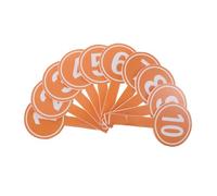 PEPLAYTAL 10PCS Portable Score Paddles Lightweight Reusable Handheld Voting Boards with Comfortable Grip for Classroom Cheerleading Event Organization