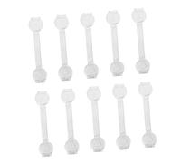 PEPLAYTAL 10Pcs Safety Cabinet Locks Security Lock for Cupboards Durable Material Easy Install for Home Safety