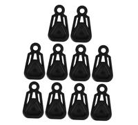 PEPLAYTAL 10pcs Tent Clamp Clips for Outdoor Camping Tarp and Awning Plastic Tarp Grabbers with Rope Easy Install Tear-Resistant Clamps for Caravans Boat Covers and Garden Fixtures