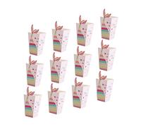 PEPLAYTAL 12Pcs Decorative Snack Boxes Creative Mermaid French Fries Packing Boxes Lightweight Paper Food Trays Party Candy Containers for Birthday and Movie Night