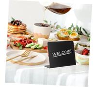 PEPLAYTAL 12Pcs Mini Chalkboard Signs Erasable Food Labels Shaped Stable Design for Weddings Parties Buffets Bakery Retail Table Numbers and Message Boards