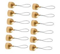 PEPLAYTAL 12pcs Small Vintage Christmas Bells Alloy Jingle Bells DIY Hanging Ornaments for Tree Festival Decor Craft Supplies