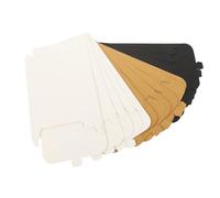 PEPLAYTAL 15Pcs Blank Postcard Envelope Boxes Paper Storage Containers with Mixed Black White Kraft Cardstock Easy to Assemble for Artists Writers Designers Suitable for Greeting Card