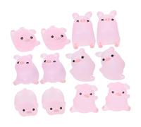 PEPLAYTAL 15pcs Miniature Pig Figurines Resin Ornaments Small Piggy Adornments for DIY Crafting Desk Decoration Micro Landscape Cute Resin Animal Statues