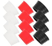 PEPLAYTAL 15pcs Silicone Tennis Overgrip Bands Non-skid Racket Grip Rings for Badminton Squash Racket Handles Elastic Tape for Professional Grip Protection and Enhanced Control