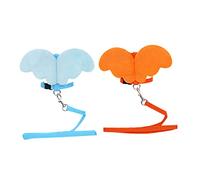 PEPLAYTAL 1pc Cat Chest Strap Angel Design Pet Leash for Cats Breathable and Lightweight Vest Orange Material for Comfort and Style