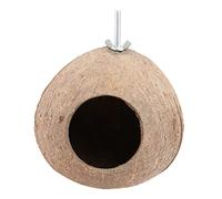PEPLAYTAL 1Pc Handmade Coconut Shell Bird Nest Creative Weaving Birds Shelter for Outdoor Garden Decoration Gourd Shaped Strong Breathable Design for Your