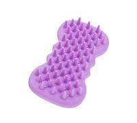 PEPLAYTAL 1pc Silicone Shower Scrub Brush Dual-Sided Bath Tool for Exfoliation and Scalp Massage Ergonomic Design for Effortless Cleaning Soft Yet Strong Cleaning Power for Daily Use The