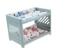 PEPLAYTAL 1set Pet Nest for Hamster Rabbit Chinchilla Washable Bed Pad Blanket Hamster Bedding Accessory
