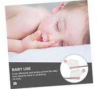 PEPLAYTAL 2 Pairs Adjustable Gloves of Thumb Correctors for Boy Girl Soft Mittens to Prevent Finger Reusable and Washable for Newborn Boys