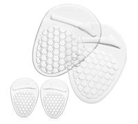 PEPLAYTAL 2 Pairs Silicone Ball of Foot Cushions High Heel Comfort Pads with Strong Adhesive Contoured Gel Shoe Inserts for Women Flats Sneakers Boots Pressure Relief and Enhanced Comfort