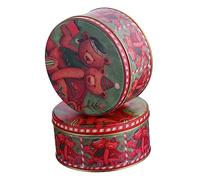 PEPLAYTAL 2 Pcs Small Iron Candy Storage Boxes Stylish Airtight Biscuit Containers for Candy Cookies and Sweet Treats Decorative Gift Packing Tins Compact Food Storage Jar