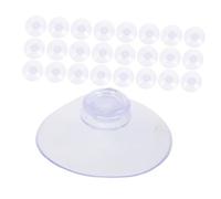 PEPLAYTAL 200pcs Suction Cups Sucker Pads Slip Suction Cup Hooks for Glass Tabletops Windows Home Organization No Drilling Reusable