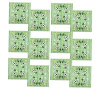 PEPLAYTAL 20pcs Football Themed Reusable Napkins Soft Absorbent Napkins for Birthday Parties Sports Events Family Gatherings Unique Soccer Print for Fun Celebrations