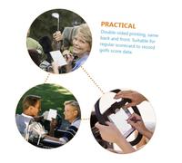 PEPLAYTAL 20Pcs Golf Scorecards Coated Paper Smooth Writing Sports Score Sheets Portable Golf Score Paper for Accurate Game Record Keeping and Outdoor Sports Accessories