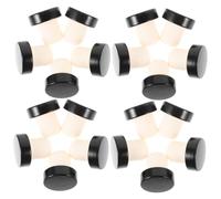PEPLAYTAL 20pcs Shaped Polymer Wine Bottle Stoppers Reusable Sealing Bottle Lid Plugs for Wine and Essential Oil Decorative Caps