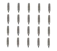 PEPLAYTAL 20pcs Stainless Steel Calligraphy Fountain Pen Nibs Replacement Dip Pen Tips for Writing Drawing and Art Easy to Install and Smooth Ink Flow