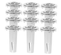 PEPLAYTAL 20pcs Steel Furniture Insert Socket Stem Sleeves with Grip Ring for Swivel Caster Wheels Expandable Caster Sleeve Inserts for Chair Castors and Wheel Castor Repair