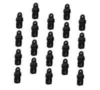 PEPLAYTAL 20Pcs Tent Snaps Heavy Duty Tarp Clips with Stable Teeth for Outdoor Camping Canopy Fixing Lock Design Prevents Tearing and Ensures Reliable Fastening