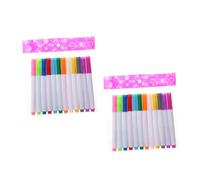 PEPLAYTAL 24Pcs Quick-dry Erasable Liquid Chalk Markers for Glass Window and Blackboard Vibrant Colors LED Fluorescent Pens Comfortable Grip for Office School Craft and DIY Use
