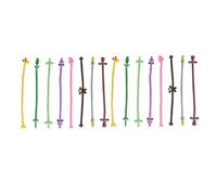 PEPLAYTAL 27pcs Cartoon Cable Winders Multi-Color USB Cord Holders Cable Storage Tool for Headphone Organization Portable Creative Animal Design for Home and Office Use