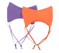 PEPLAYTAL 2pcs Adjustable Dog Bath Shower Cap with Ear Covers Pet Ear Protection for Grooming and Swimming Comfortable Fit Without Obstructing Vision