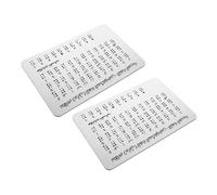 PEPLAYTAL 2pcs Arabic Braille Alphabet Study Board with Raised Dots Portable Learning Aid for Blind Beginners Educational Tool for Schools Home Use