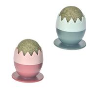 PEPLAYTAL 2pcs Catnip for Cats Interactive Self-adhesive Toys for Indoor Play Helps Freshen Breath and Relieve Stress for Cat Teasing and Licking Colors