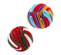PEPLAYTAL 2pcs Dog Sniffing Balls Slow Foraging for Pets Anti-choke Snack Dispenser Bright Colors Interactive Scent Training Puzzle for Mental Stimulation and Feeding Control