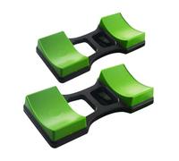 PEPLAYTAL 2pcs Dumbbell Rack Stand for Home Gym Sturdy Plastic Dumbbell Holder with Antislip Base Heavy Duty Vertical Barbell Display Bracket for Fitness Enthusiasts