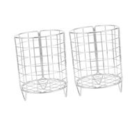 PEPLAYTAL 2pcs Metal Rabbit Feeder Hay Rack Iron Feeder Basket for Bunny Guinea Pig Chinchilla Small Animal Cage Holder