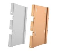 PEPLAYTAL 2pcs Metal Rear Panel Hard Drive Mounting Bracket Adapter for SSD Easy Install Desktop Storage Tray Holder Compatible with Various Computer Systems Aluminum Alloy