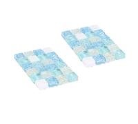 PEPLAYTAL 2Pcs Pet Cooling Nest Bed for Animals Summer Cooling Mat for Hamsters Rabbits and Guinea Pigs Durable and Easy to for Keeping Pets Cool