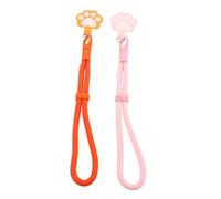 PEPLAYTAL 2pcs Phone Wrist Strap: Self-locking Short Hand Lanyard With Tab For Sports And Everyday Use - Adjustable Cellphone Rope Strap