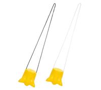 PEPLAYTAL 2pcs Plastic Claw Shape Stilts Shoes for Training Outdoor Sports for Yellow with Random Color Rope Fine Motor Skills Development and Parent Exercise Random Color
