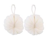 PEPLAYTAL 2pcs Shower Mesh Petal Shaped Body Exfoliating Scrubber Pe Material for Gentle Skin Care for Bathing and