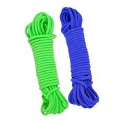 PEPLAYTAL 2pcs Skipping Rope Elastic Band for Outdoor Play School Use Safe Materials Meters Green and Blue