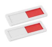 PEPLAYTAL 2pcs Sliding Privacy Door Signs for Office Conference Rooms Vacancy Indicator with Easy Installation Versatile Use for Meeting Rooms and Private Spaces Aesthetic White