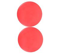 PEPLAYTAL 2Pcs Softball Pitching Accuracy Trainer Reusable Mini Disc Throwing Aid with Non-slip Edge for Outdoor and Indoor Softball Practice Portable Skill Building Tool for Beginners and