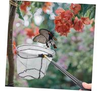 PEPLAYTAL 2Pcs Telescopic Fishing Net with Stainless Steel Handle Lightweight Mesh for Carp and Outdoor Fish Braided Structure for Catch and Release Suitable for River Lake Sea Fishing