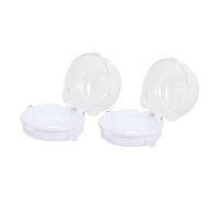PEPLAYTAL 2pcs Transparent Stove Knob Boy Girl Safety Guard for Gas Oven Material Lock for Kitchen Use High Multi-Scene Safety