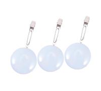 PEPLAYTAL 3 pcs Round Touch Sensor Handbag Lights LED Purse Night Lights Compact Portable for Backpack Suitcase Tote Safety Material Automatic Illumination for Easy Item Finding