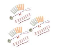 PEPLAYTAL 3 Sets DIY Fruit Battery Science Experiment Kit Metal Zinc Copper Electrodes Educational Stem for Students Learning Fruit Power Generation and Physics Principles